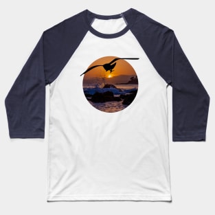 Seagull and the sea Baseball T-Shirt